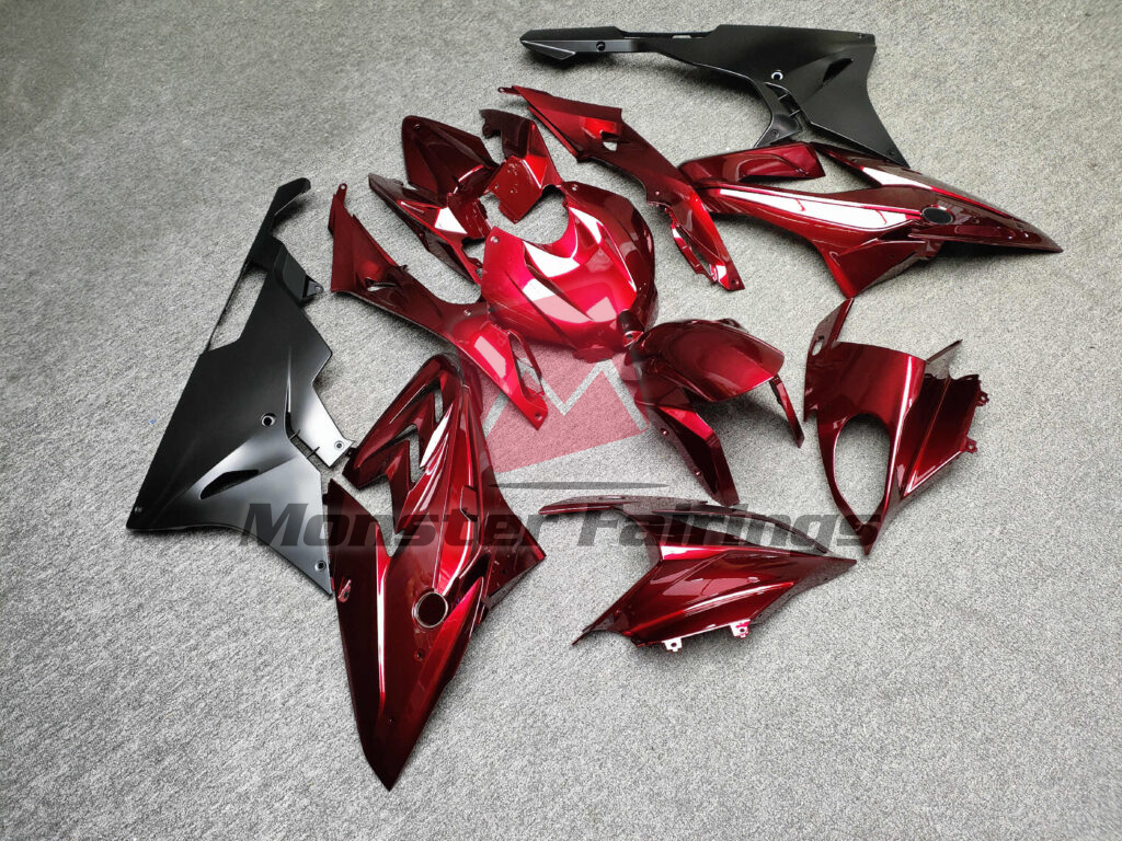 Gloss Candy Red & Matte Black ABS fairings for BMW S1000RR 2015 - 2016 - premium OEM fit kit by Monster Fairings