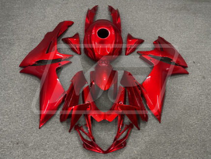 Suzuki GSXR 600-750 2006-2007 Gloss Red ABS Fairings | Monster Fairings