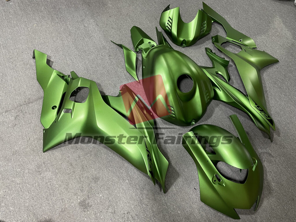 Matte Green ABS fairings for Yamaha R6 2017 - 2022 - premium OEM fit kit by Monster Fairings