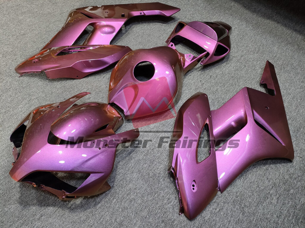 Honda CBR1000RR custom ABS fairings 2004 - 2005 in Gloss Pink Gradient - durable replacement kit, Monster Fairings