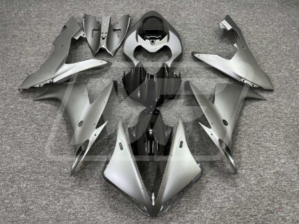 Yamaha R1 2004-2006 Matte Grey Gloss Black ABS Fairings | Monster Fairings