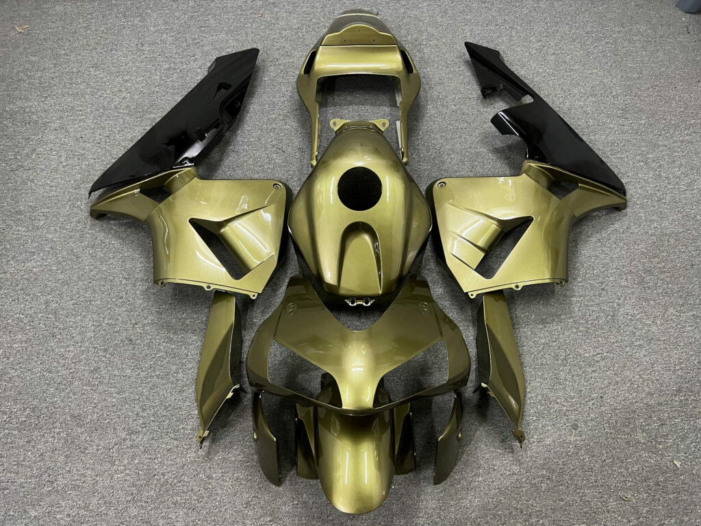 Honda CBR600RR 2003 - 2004 Gloss Olive ABS fairings - custom motorcycle bodywork kit by Monster Fairings