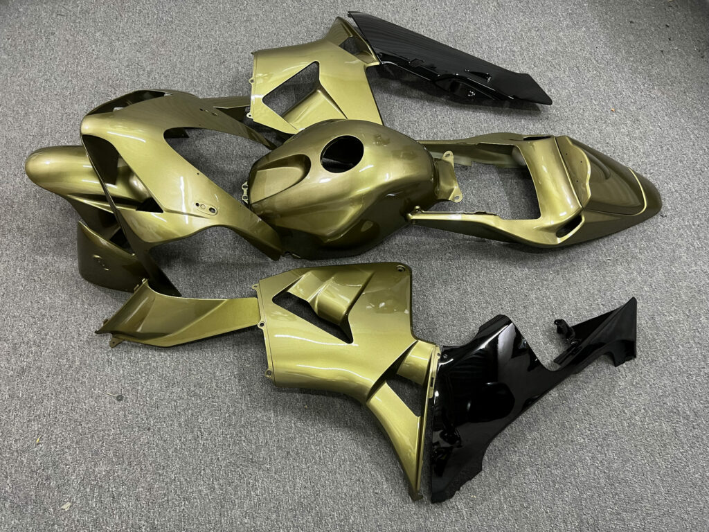 Honda CBR600RR custom ABS fairings 2003 - 2004 in Gloss Olive - durable replacement kit, Monster Fairings