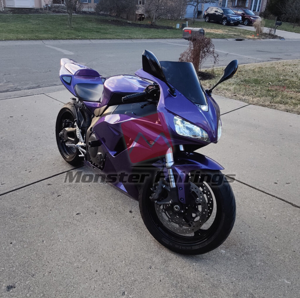 Monster Fairings ABS fairing kit for Honda CBR1000RR 2006 - 2007 - Solid Purple, precise OEM fit