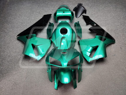 Honda CBR600RR 2005-2006 Gloss Teal Black ABS Fairings | Monster Fairings