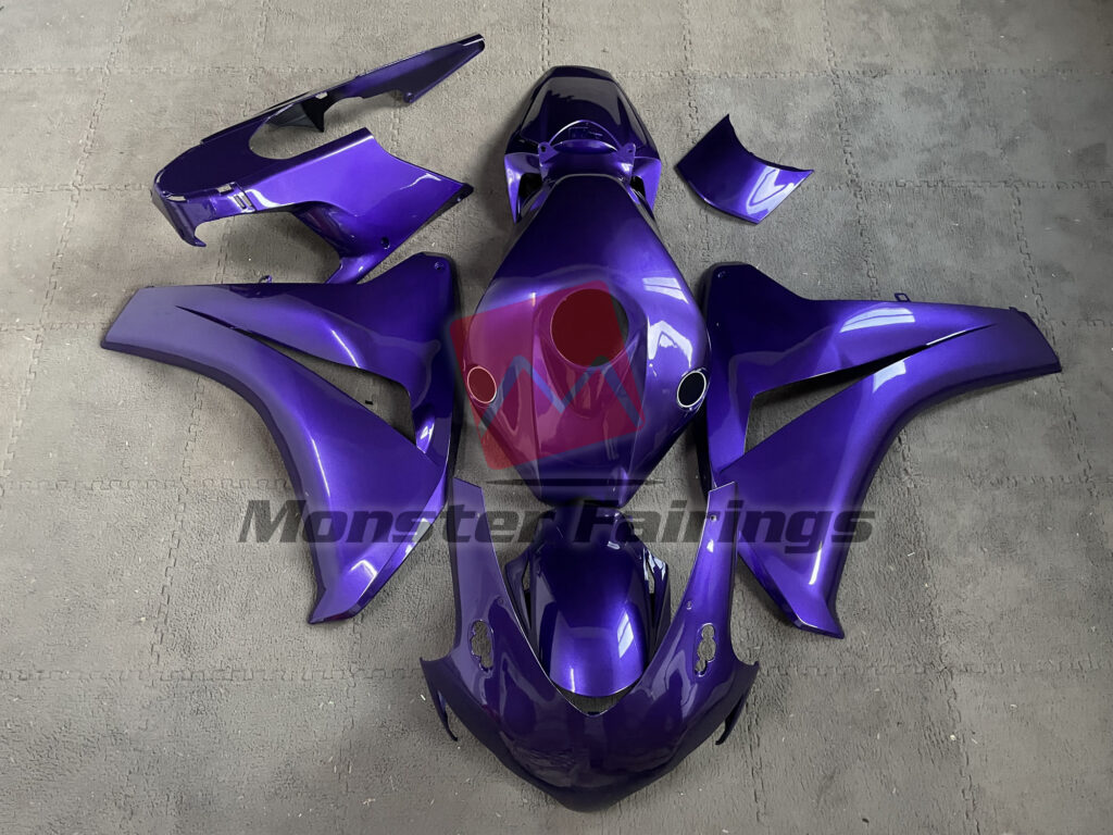 Honda CBR1000RR 2008 - 2011 Gloss Deep Purple ABS fairings - custom motorcycle bodywork kit by Monster Fairings