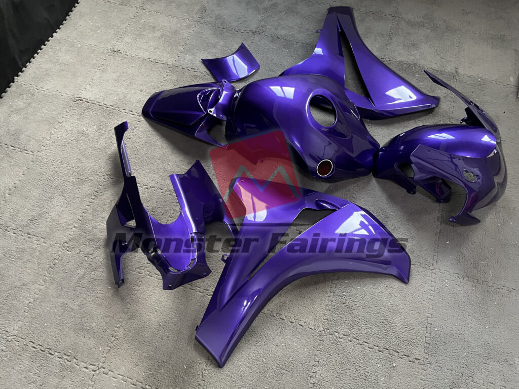 2008 - 2011 Honda CBR1000RR Gloss Deep Purple fairing set - ABS injection, custom painted by Monster Fairings