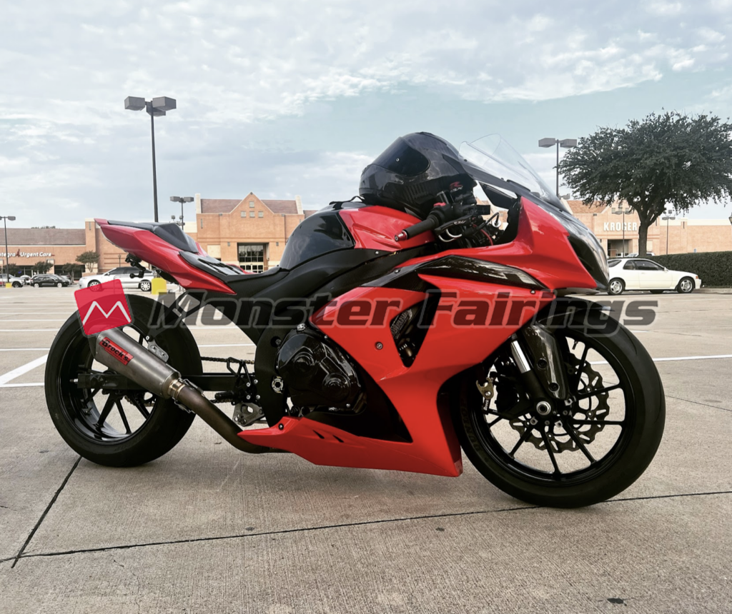 Monster Fairings ABS fairing kit for Suzuki GSXR 1000 2009 - 2016 - Gloss Red, precise OEM fit