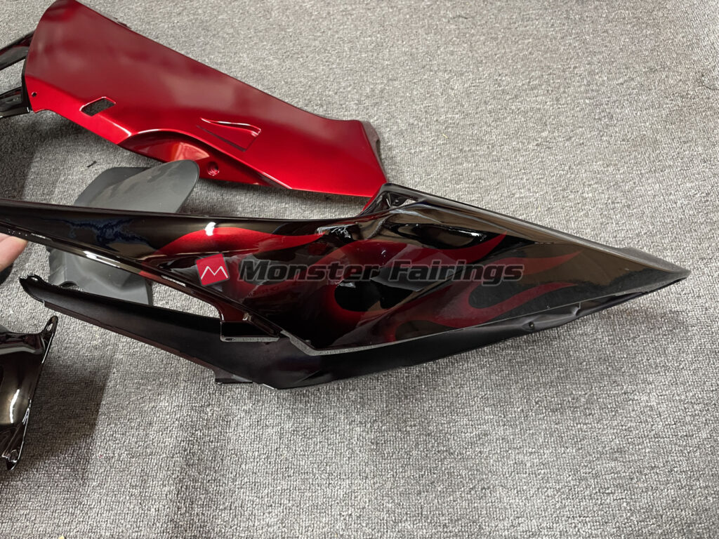 Monster Fairings ABS fairing kit for Honda CBR600RR 2005 - 2006 - Red Flame, precise OEM fit