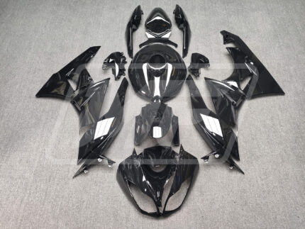 Kawasaki ZX6R 2009-2012 Gloss Black ABS Fairings | Monster Fairings