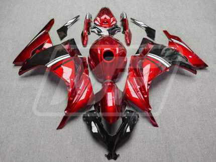 Kawasaki Ninja 300 2013-2022 Gloss Red & Black ABS Fairings | Monster Fairings