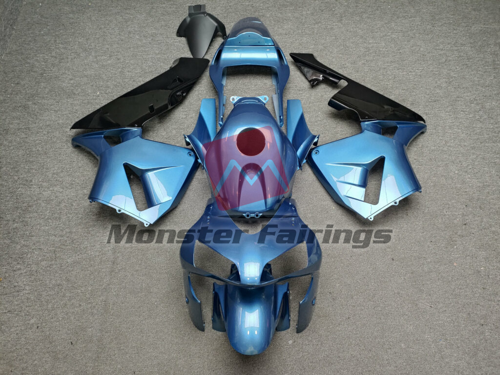 Honda CBR600RR 2003 - 2004 Gloss Light Blue ABS fairings - custom motorcycle bodywork kit by Monster Fairings