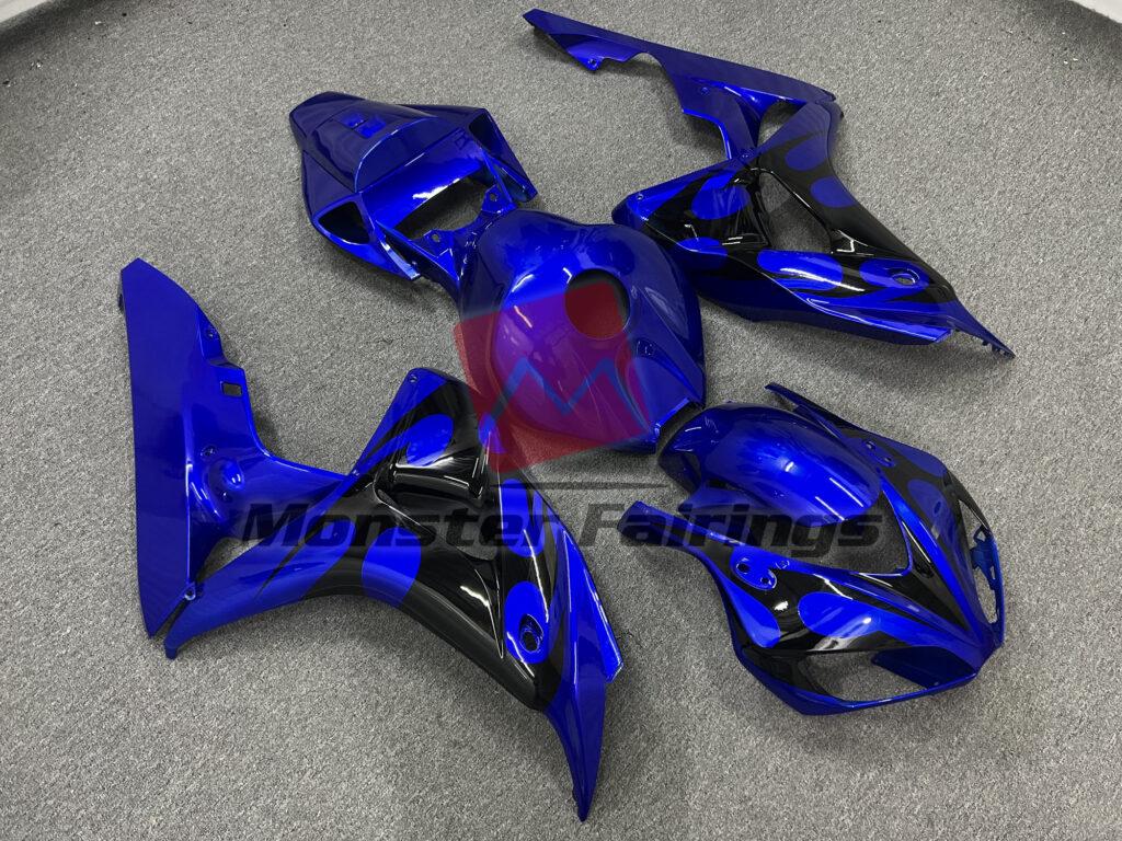 Gloss Blue and Black ABS fairings for Honda CBR1000RR 2006 - 2007 - premium OEM fit kit by Monster Fairings