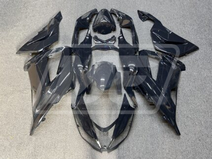 Kawasaki ZX6R 2013-2018 Gloss Dark Grey ABS Fairings | Monster Fairings