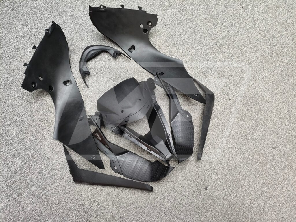 Kawasaki ZX6R 2013 - 2018 ABS fairings, Racing Style Green - high - quality motorcycle kit by Monster Fairings