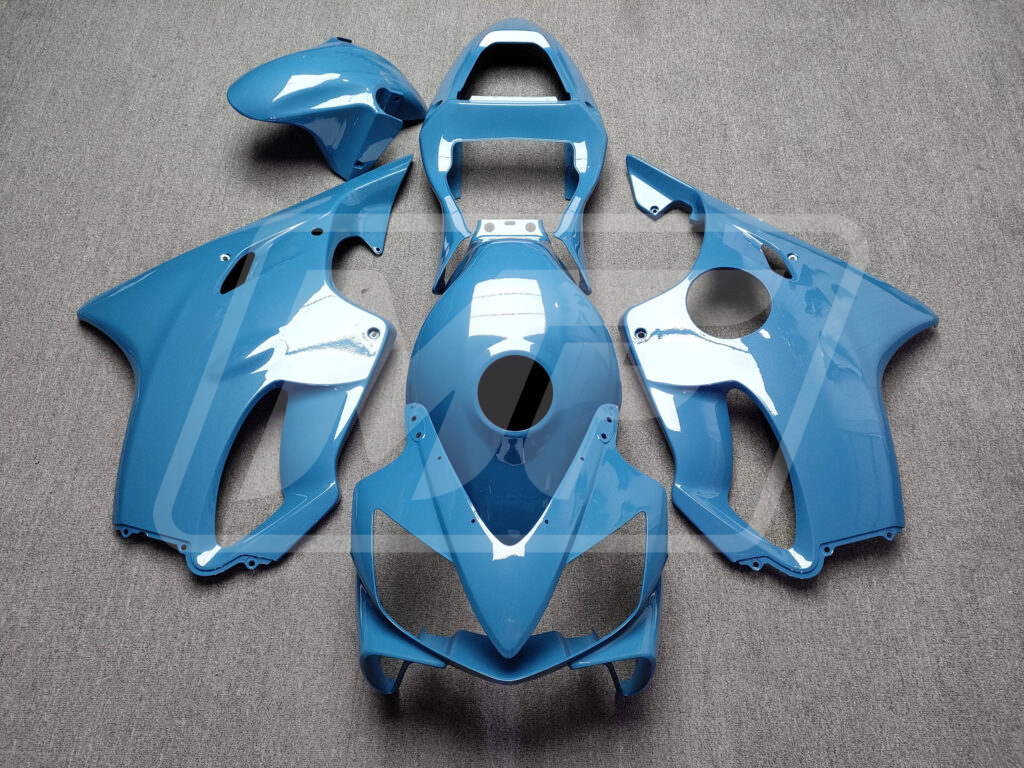 Honda CBR600 F4i 2001 - 2003 Gloss Pearl Light Blue ABS fairings - custom motorcycle bodywork kit by Monster Fairings
