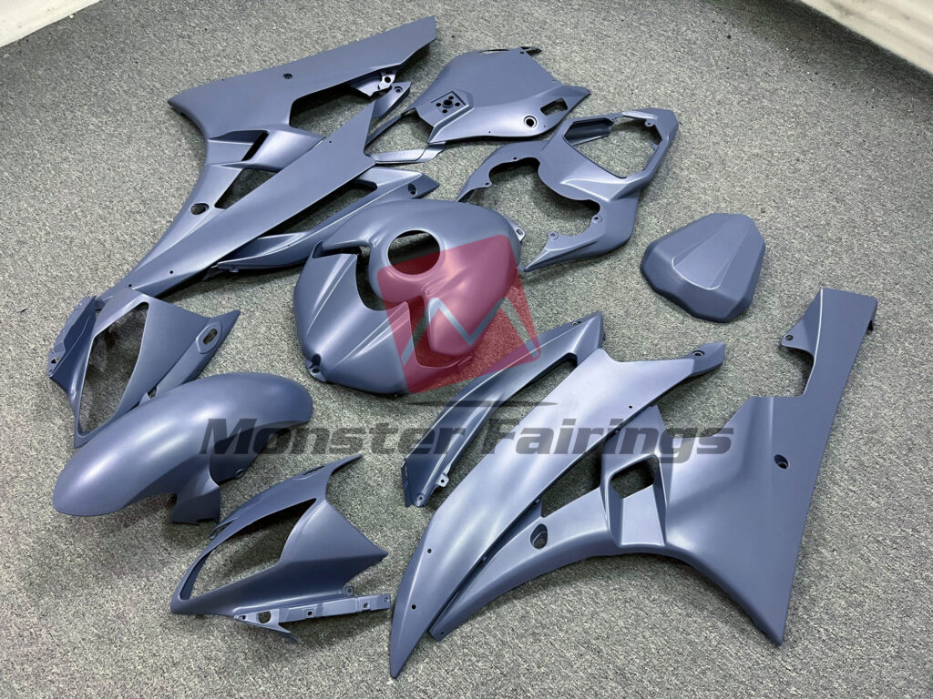 Matte Blue ABS fairings for Yamaha R6 2006 - 2007 - premium OEM fit kit by Monster Fairings