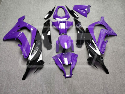 Kawasaki ZX10R 2011-2015 Gloss Purple Black ABS Fairings | Monster Fairings