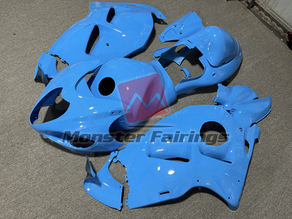 Gloss Sky Blue ABS fairings for Suzuki GSXR 1300 1997 - 2007 - premium OEM fit kit by Monster Fairings