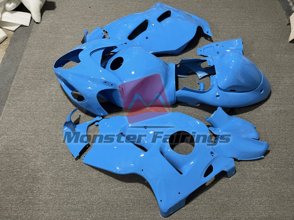 Suzuki GSXR custom ABS fairings 1997 - 2007 in Gloss Sky Blue - durable replacement kit, Monster Fairings