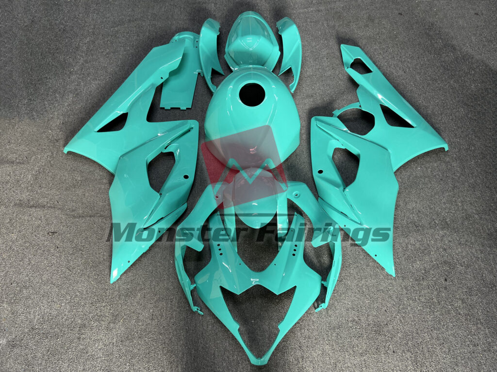 Suzuki GSXR 1000 2005 - 2006 Gloss Teal ABS fairings - custom motorcycle bodywork kit by Monster Fairings