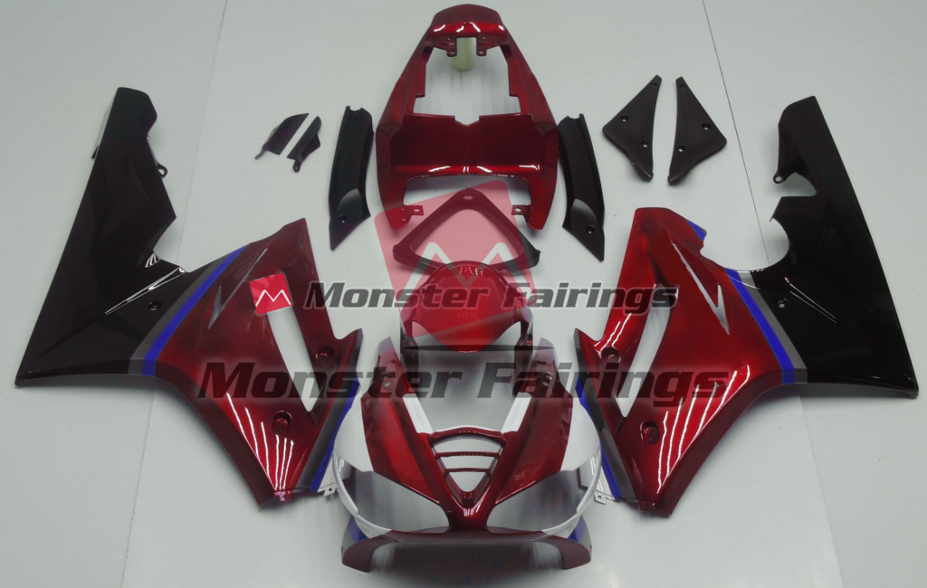 Triumph Daytona 675 2009 - 2012 Gloss Red ABS fairings - custom motorcycle bodywork kit by Monster Fairings