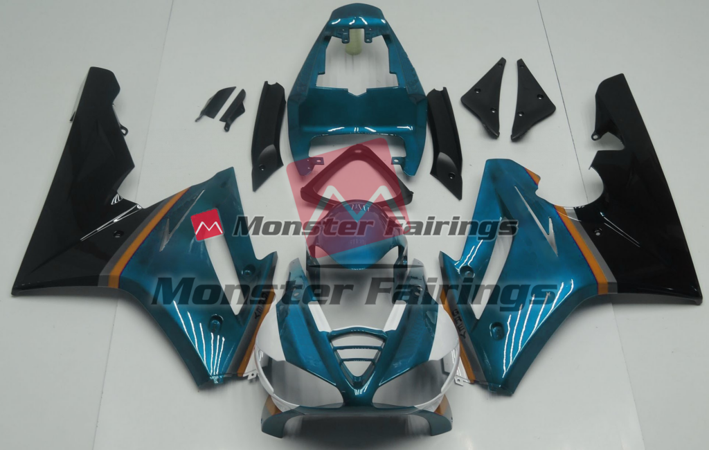Triumph Daytona 675 2009 - 2012 Gloss Light Blue ABS fairings - custom motorcycle bodywork kit by Monster Fairings