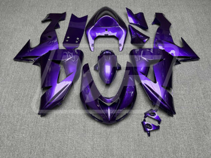 Kawasaki ZX10R 2006-2007 Purple Plain ABS Fairings | Monster Fairings