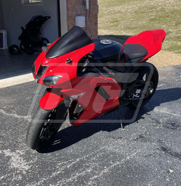 Gloss Red Matte Black ABS fairings for Kawasaki ZX6R 2007 - 2008 - premium OEM fit kit by Monster Fairings