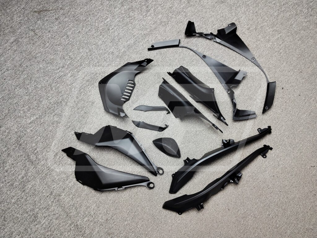 Monster Fairings ABS fairing kit for Honda CBR1000RR 2012 - 2016 - Matte Black Special Blue, precise OEM fit