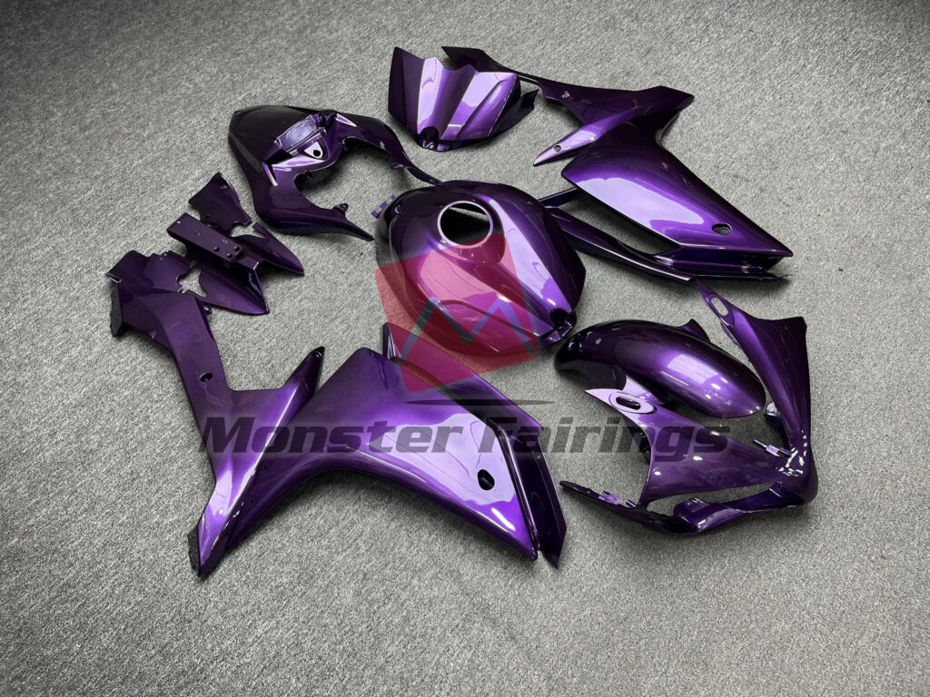 Gloss Purple ABS fairings for Yamaha R1 2007 - 2008 - premium OEM fit kit by Monster Fairings