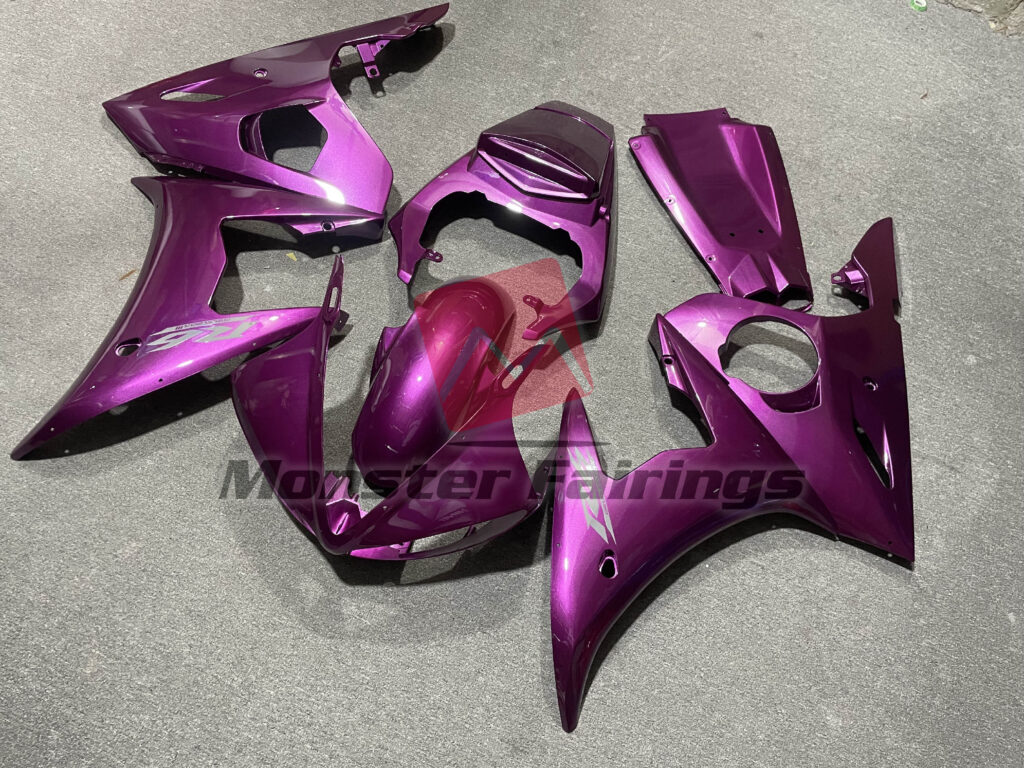 Gloss Purple ABS fairings for Yamaha R6 2003 - 2004 - premium OEM fit kit by Monster Fairings