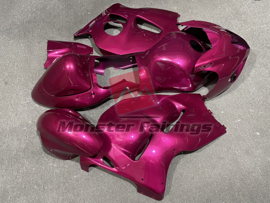 Monster Fairings ABS fairing kit for Suzuki GSXR 1300 1997 - 2007 - Gloss Deep Pink, precise OEM fit