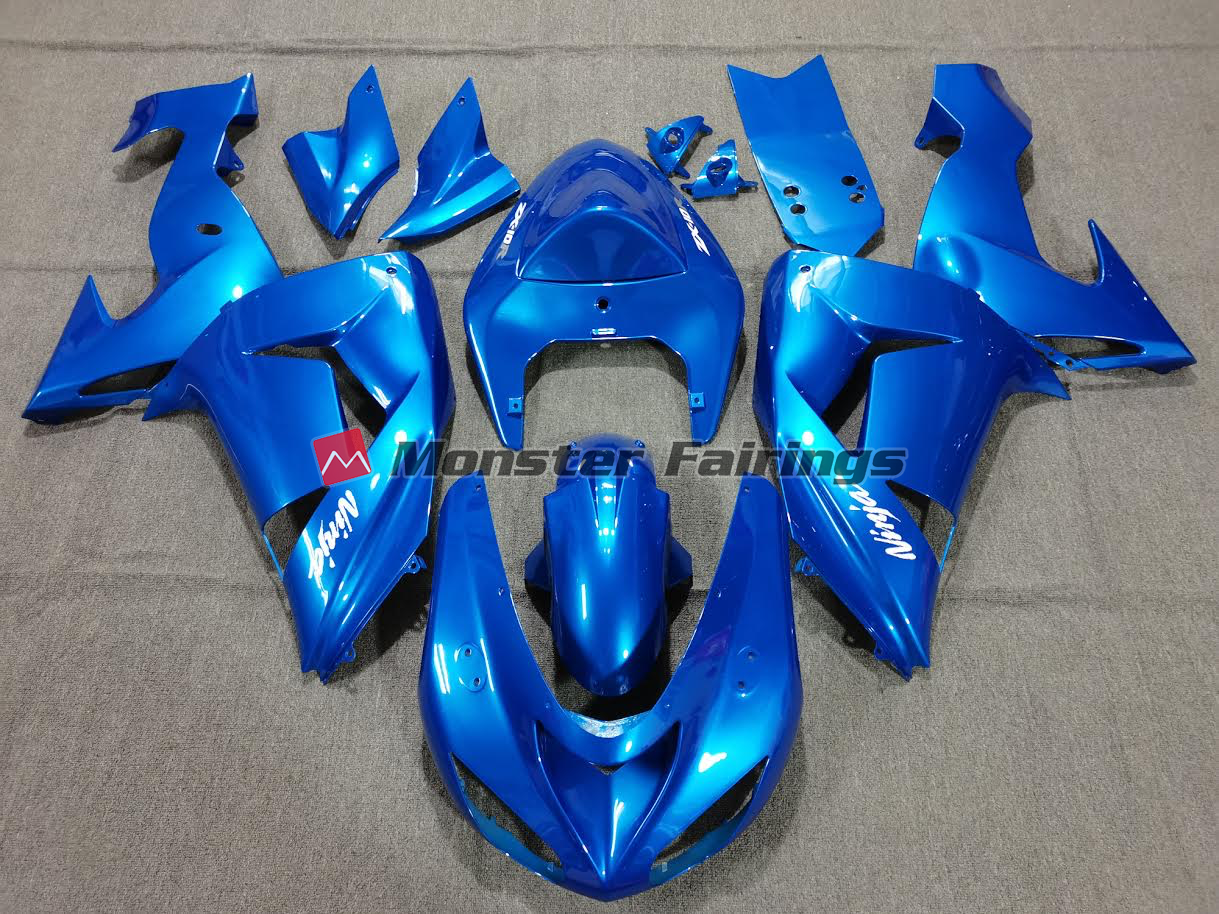 Kawasaki ZX10R 2006-2007 Blue Ninja ABS Fairings | Monster