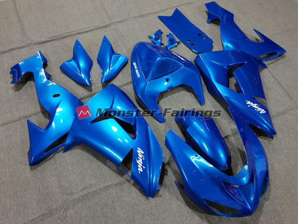 Blue Ninja ABS fairings for Kawasaki ZX10R 2006 - 2007 - premium OEM fit kit by Monster Fairings