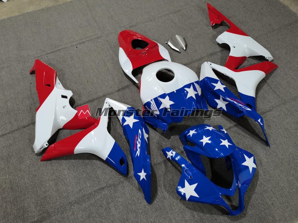 All American ABS fairings for Honda CBR600RR 2007 - 2008 - premium OEM fit kit by Monster Fairings