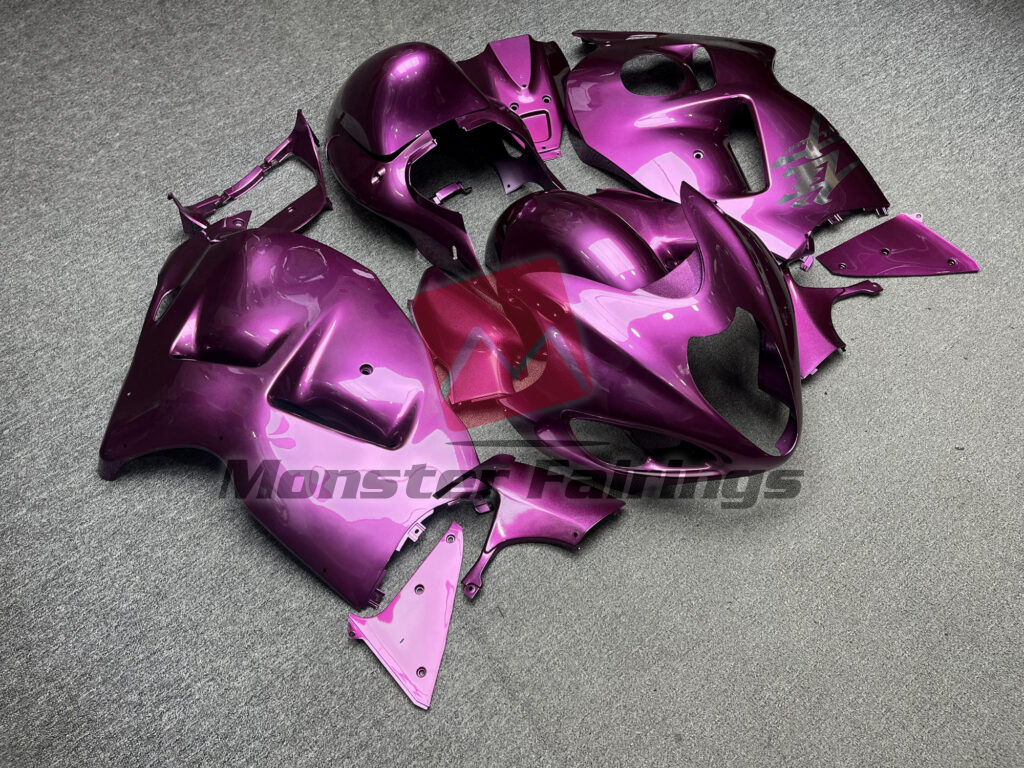 Suzuki GSXR 1300 custom ABS fairings 1997 - 2007 in Gloss Magenta - durable replacement kit, Monster Fairings