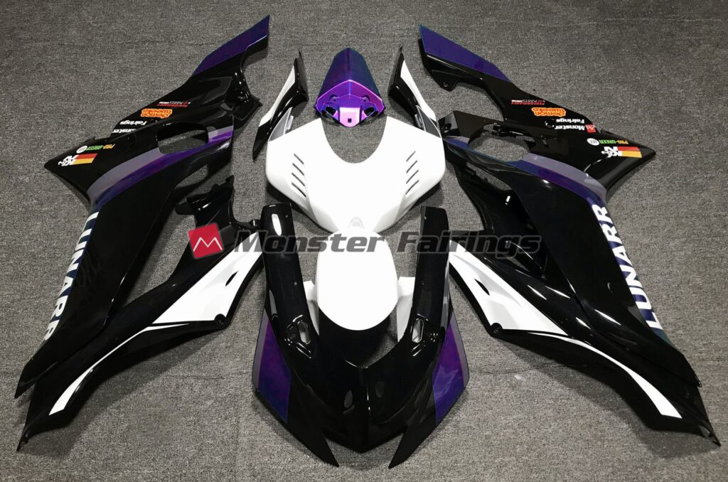 Yamaha R6 2017 - 2022 Purple Custom ABS fairings - custom motorcycle bodywork kit by Monster Fairings