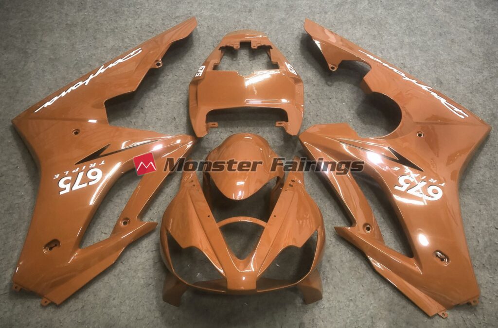 Triumph Daytona 675 2006 - 2008 Bronze ABS fairings - custom motorcycle bodywork kit by Monster Fairings