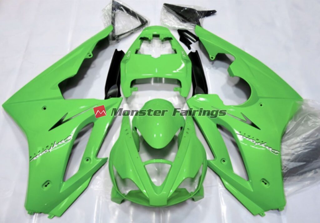 Triumph Daytona 675 2006 - 2008 Light Green ABS fairings - custom motorcycle bodywork kit by Monster Fairings