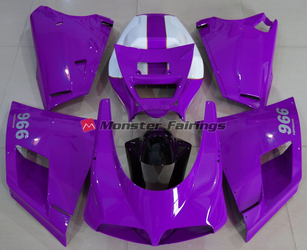 Ducati 996 748 916 998 Gloss Purple ABS fairings - custom motorcycle bodywork kit by Monster Fairings