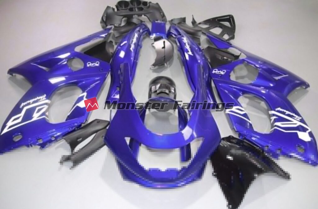 Yamaha YZF600 1998 - 2007 Gloss Blue ABS fairings - custom motorcycle bodywork kit by Monster Fairings