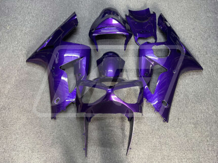Kawasaki ZX6R 2003-2004 Gloss Purple ABS Fairings | Monster Fairings