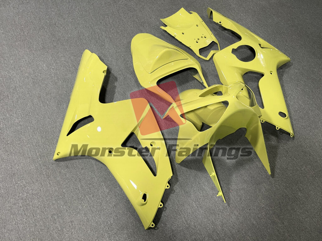 Gloss Yellow ABS fairings for Kawasaki ZX6R 2003 - 2004 - premium OEM fit kit by Monster Fairings
