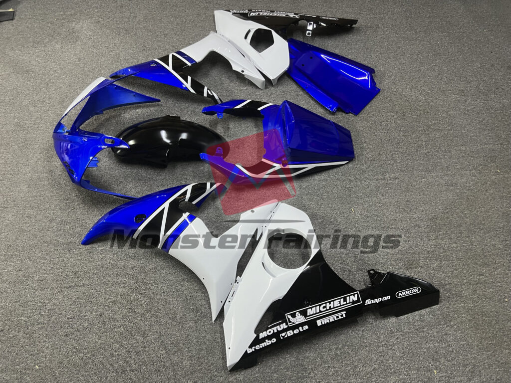 2003 - 2004 Yamaha R6 Blue OEM Style fairing set - ABS injection, custom painted by Monster Fairings