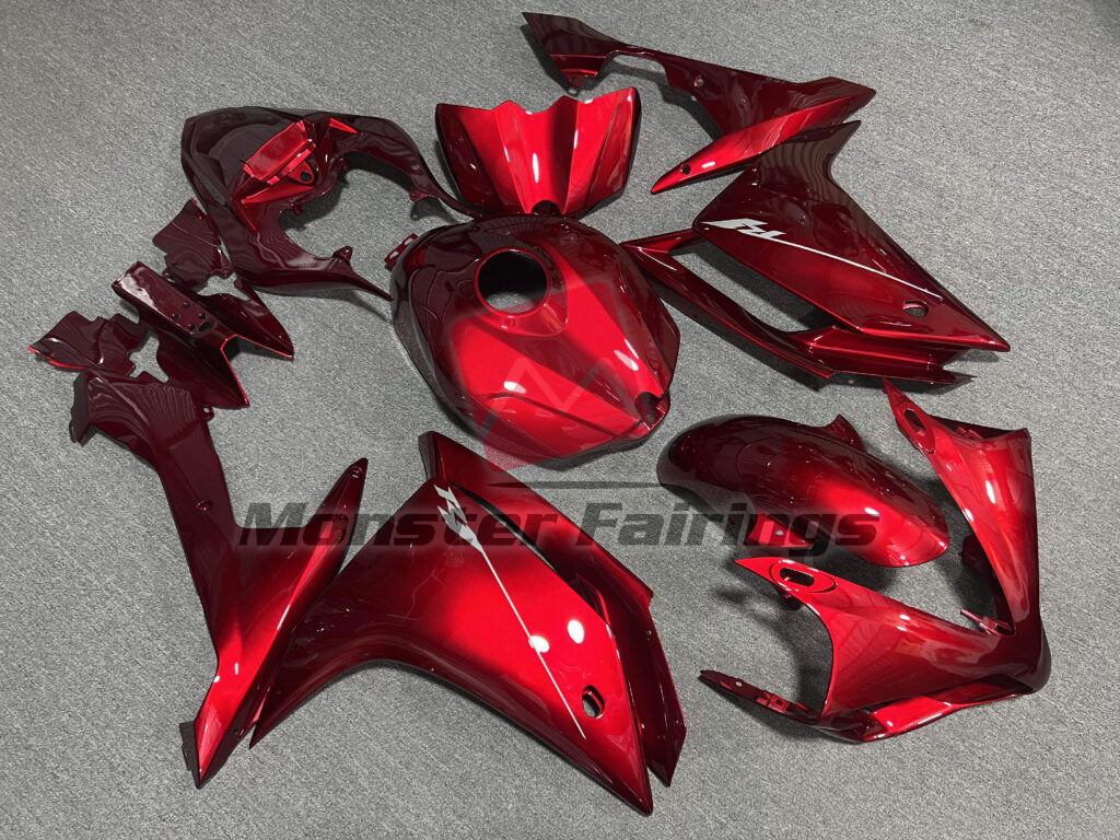 Gloss Red ABS fairings for Yamaha R1 2007 - 2008 - premium OEM fit kit by Monster Fairings
