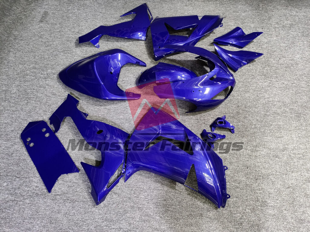 Deep Blue Plain ABS fairings for Kawasaki ZX10R 2006 - 2007 - premium OEM fit kit by Monster Fairings