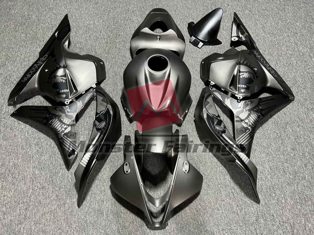 Honda CBR600RR 2009 - 2012 Matte Gray Custom ABS fairings - custom motorcycle bodywork kit by Monster Fairings