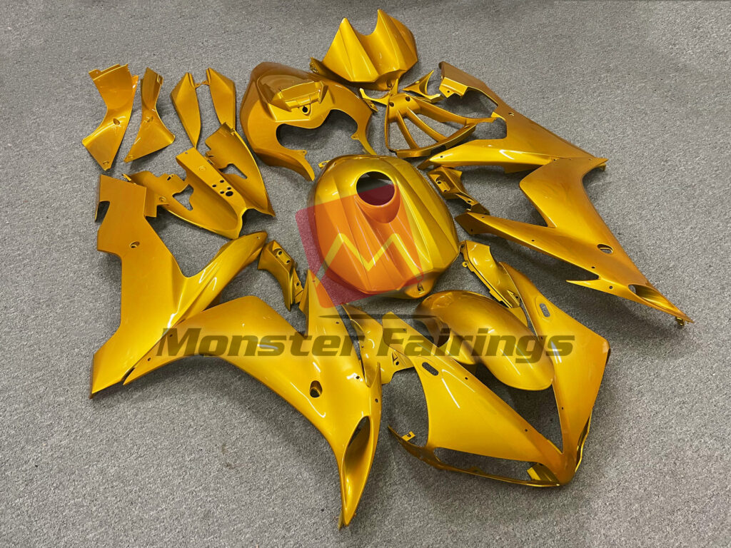 Gold ABS fairings for Yamaha R1 2004 - 2006 - premium OEM fit kit by Monster Fairings