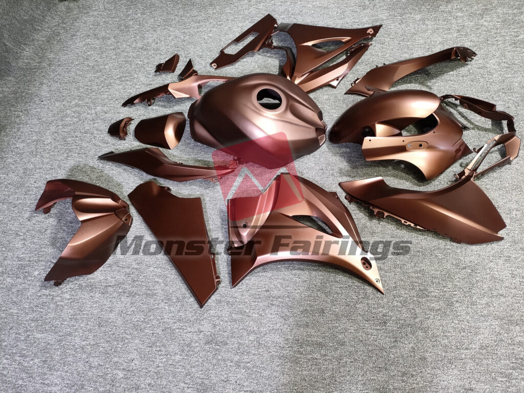 2017 - 2025 Suzuki GSXR 1000 Matte Bronze fairing set - ABS injection, custom painted by Monster Fairings
